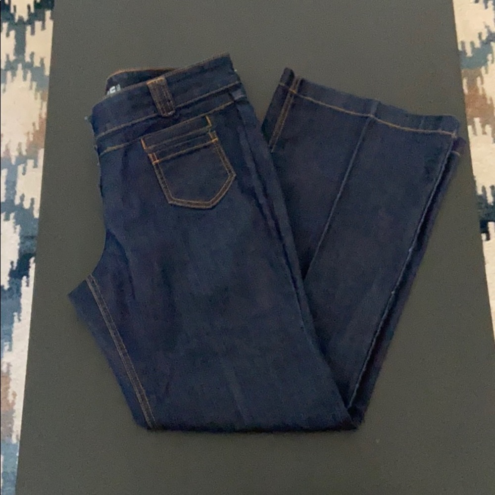 New York & Company Low Rise Flare Leg Jean
